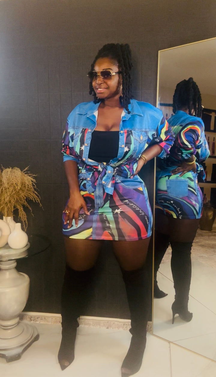 Royal Wave Two-Piece Set