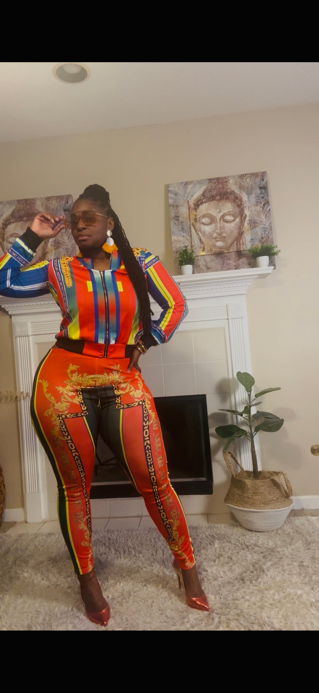 Royal Flame Two-Piece Set