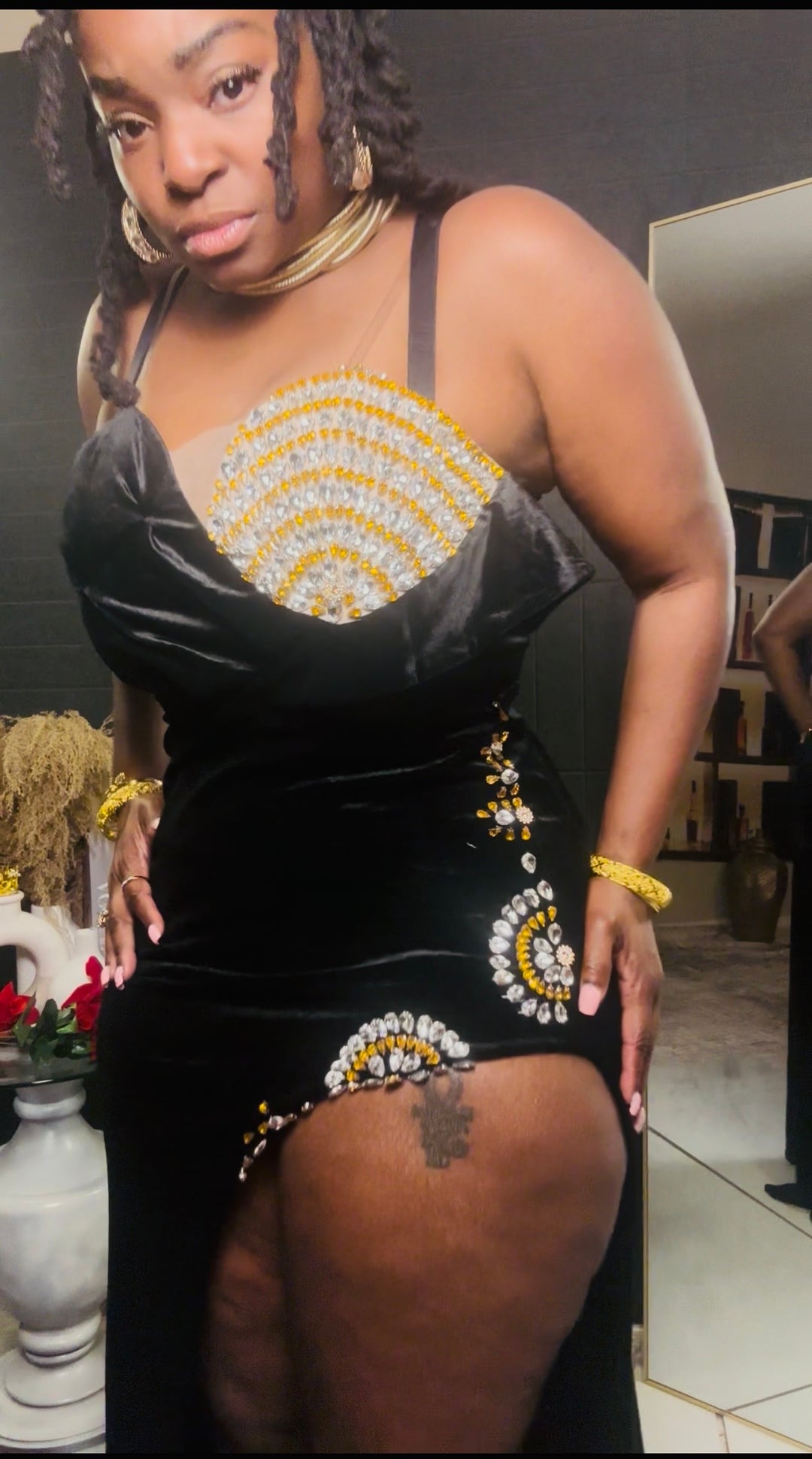 Midnight Velvet Gown