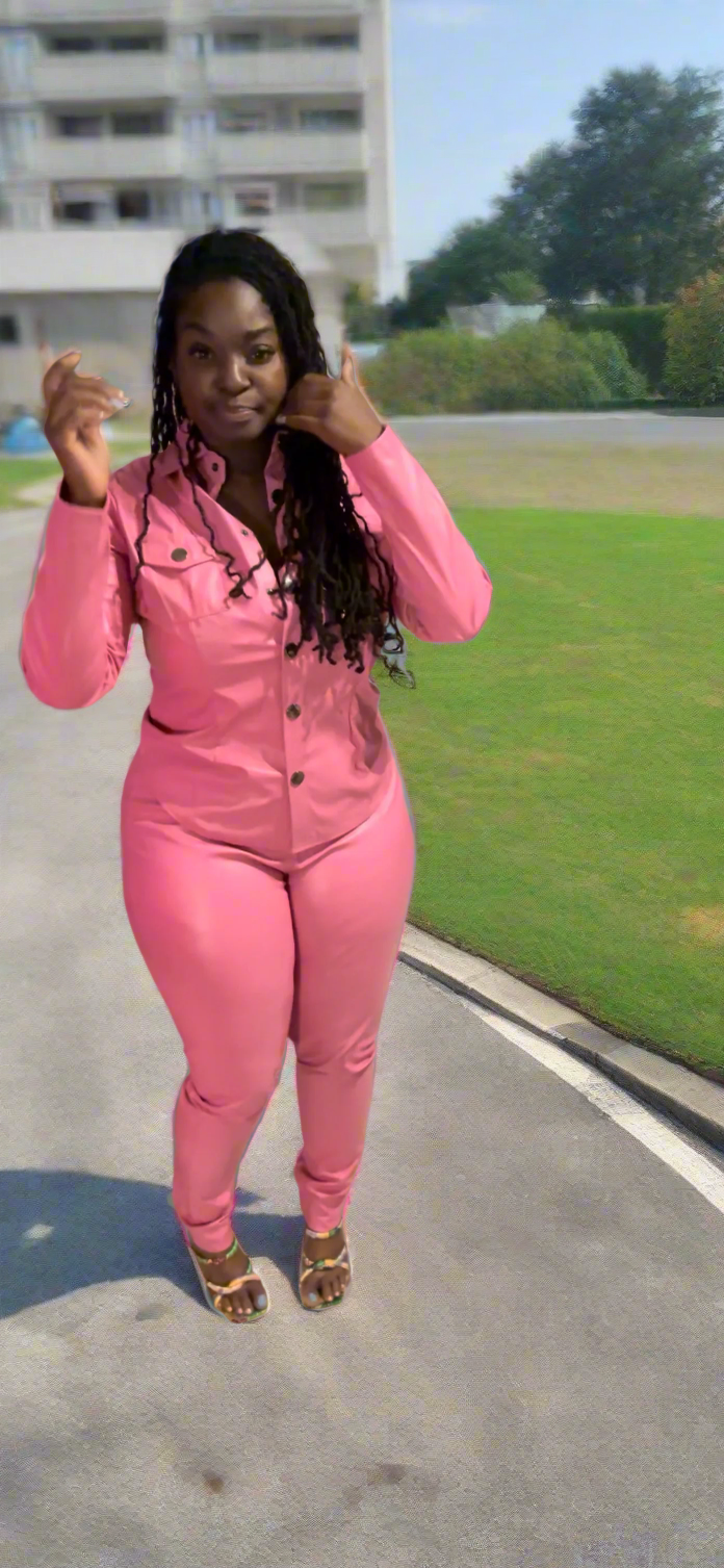 Kick It With Me LEATHER (2 piece set)