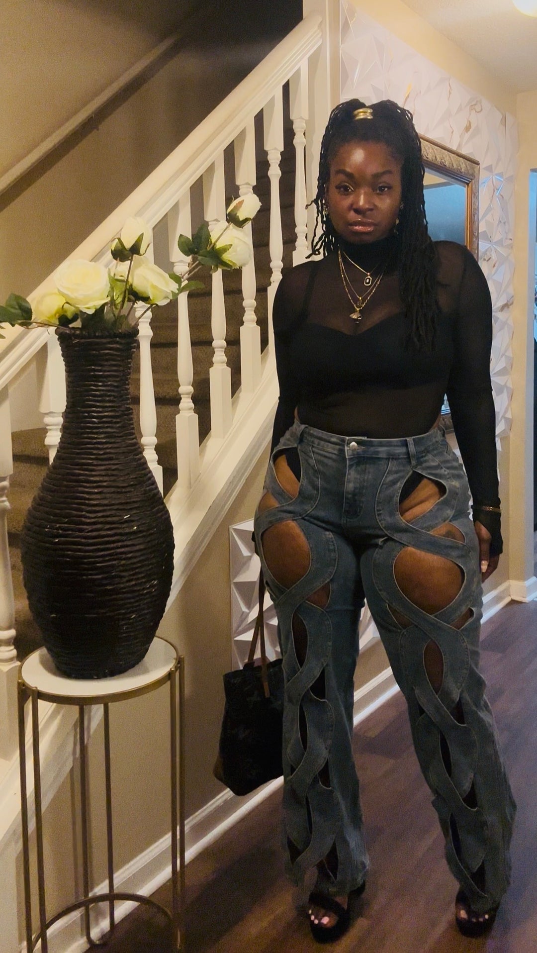 CUT FROM ROYALTIES CLOTH DENIM JEANS