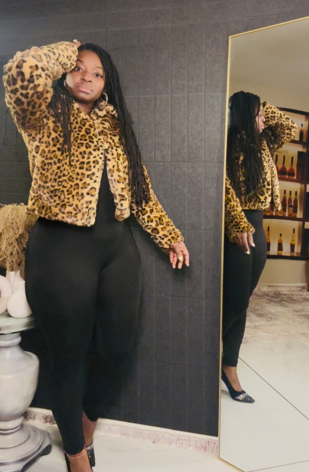 Safari Glam Leopard Jacket