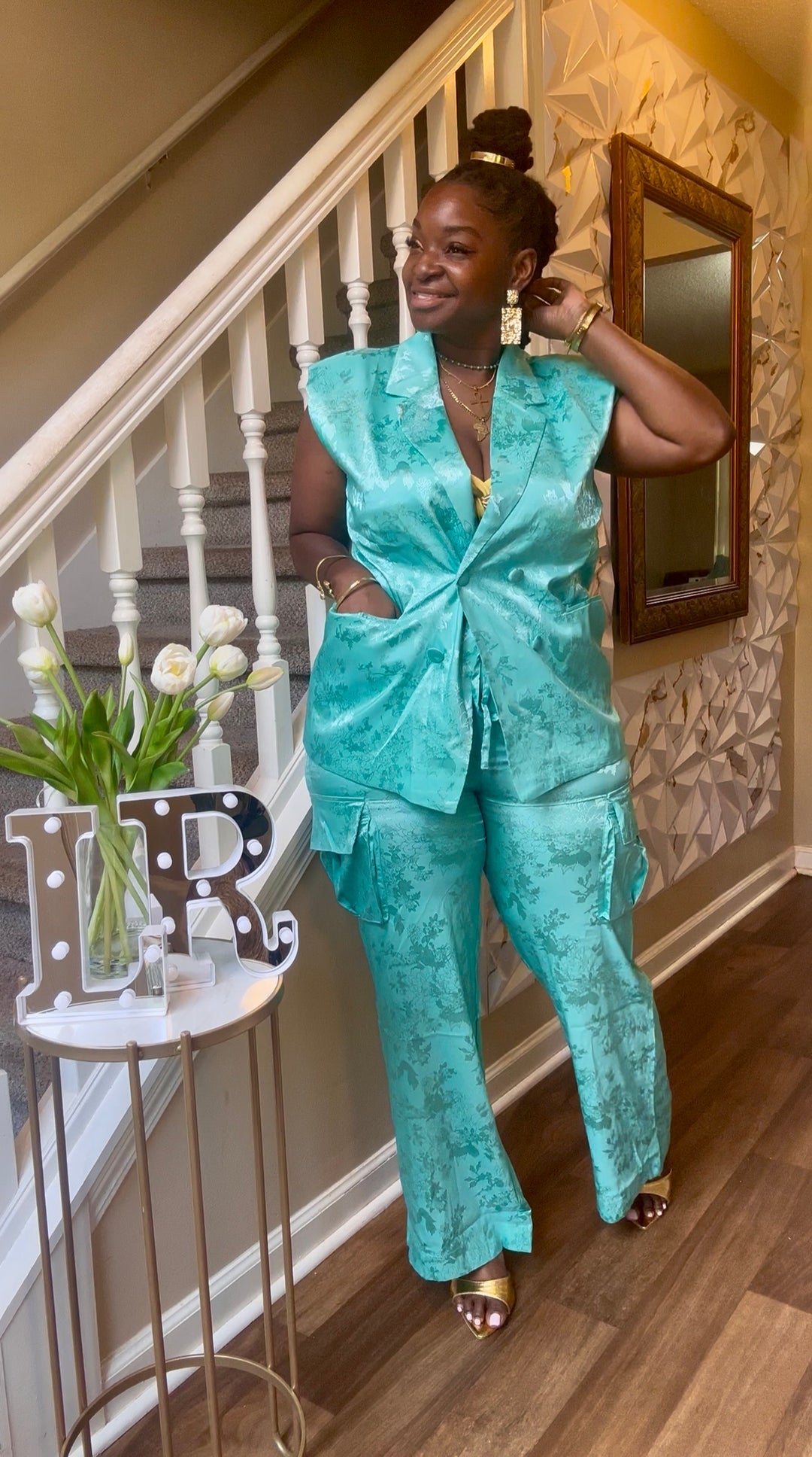 Lady in Demand two piece Lux set