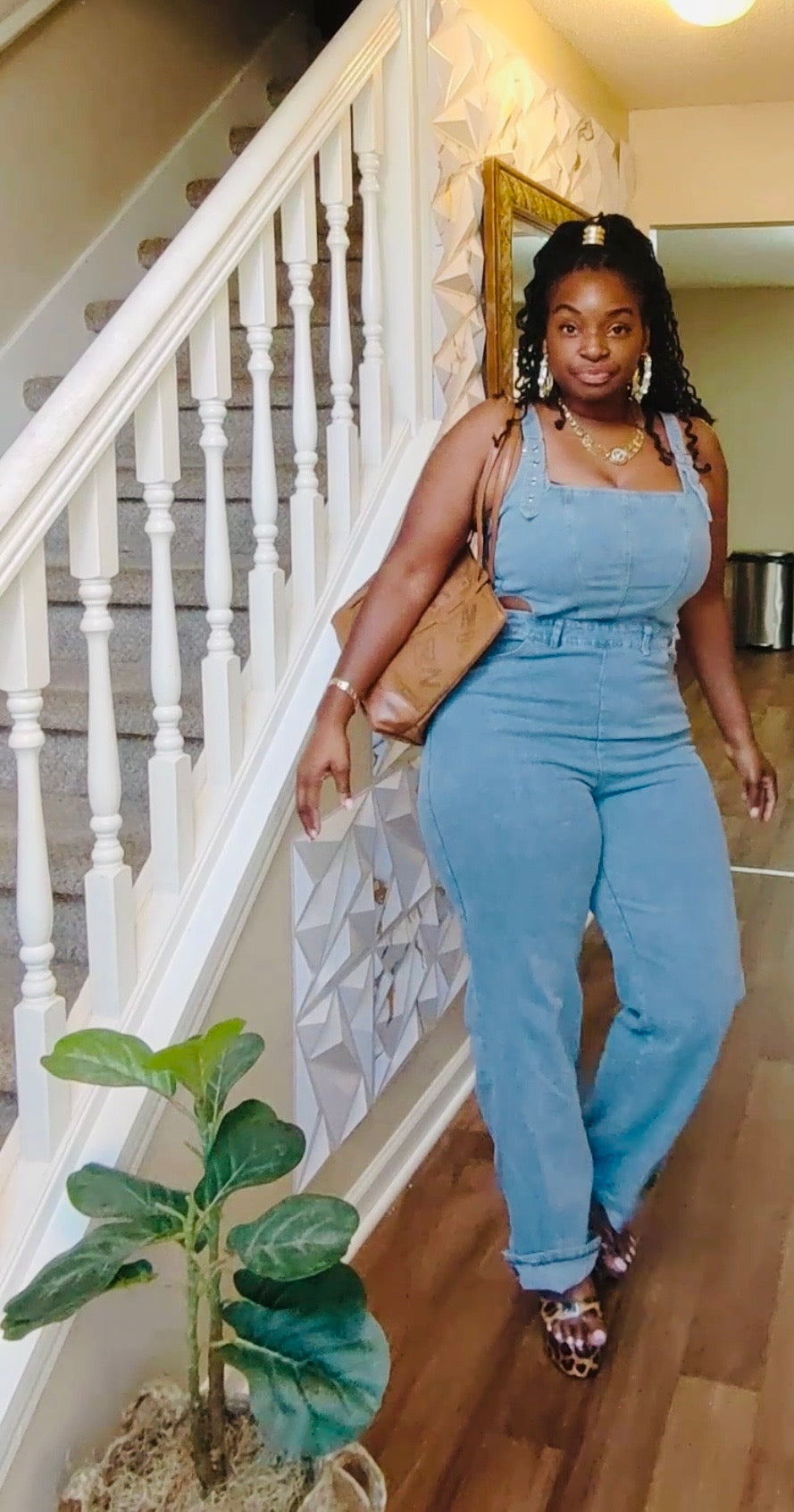 Denim me  jumpsuit