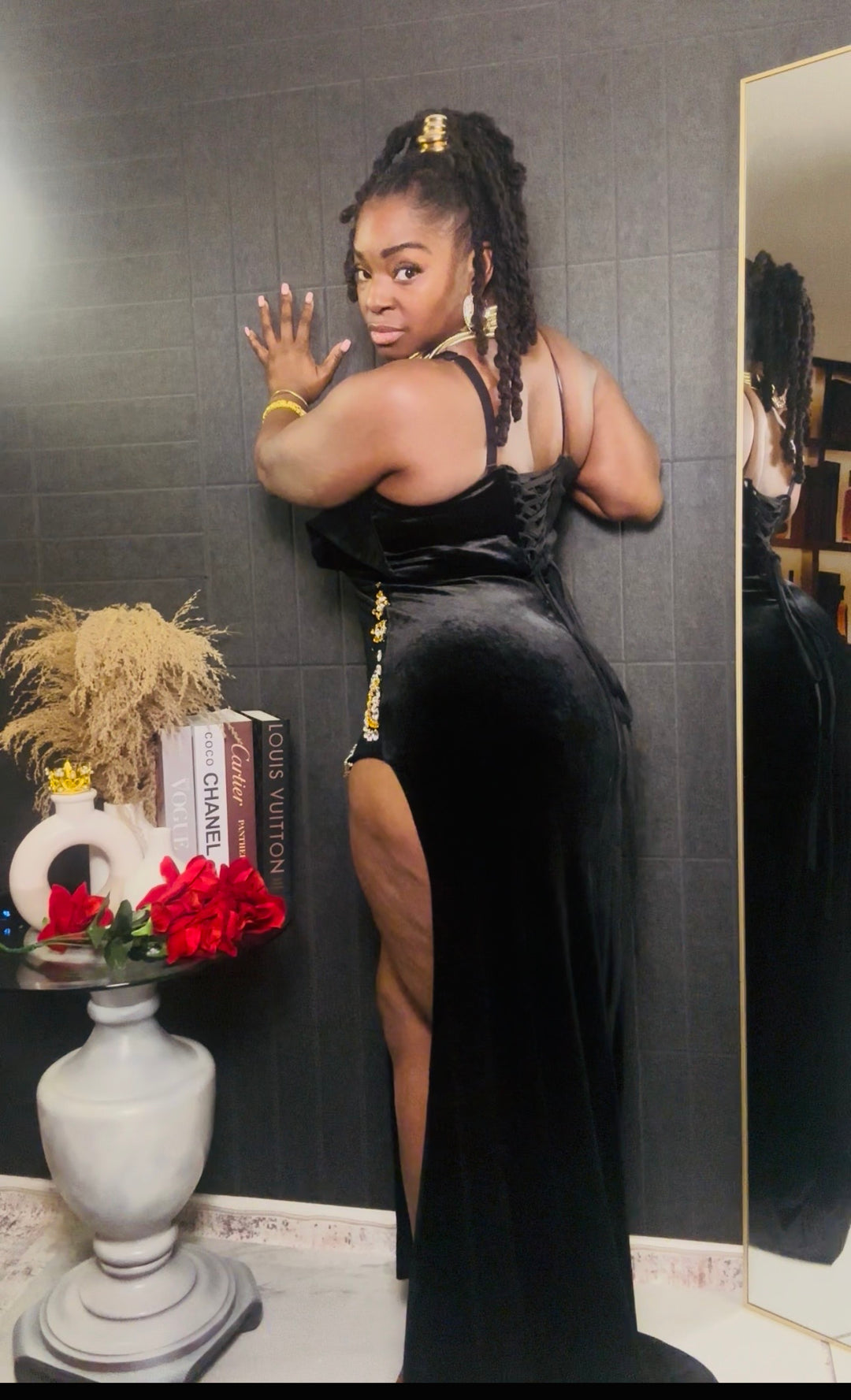 Midnight Velvet Gown