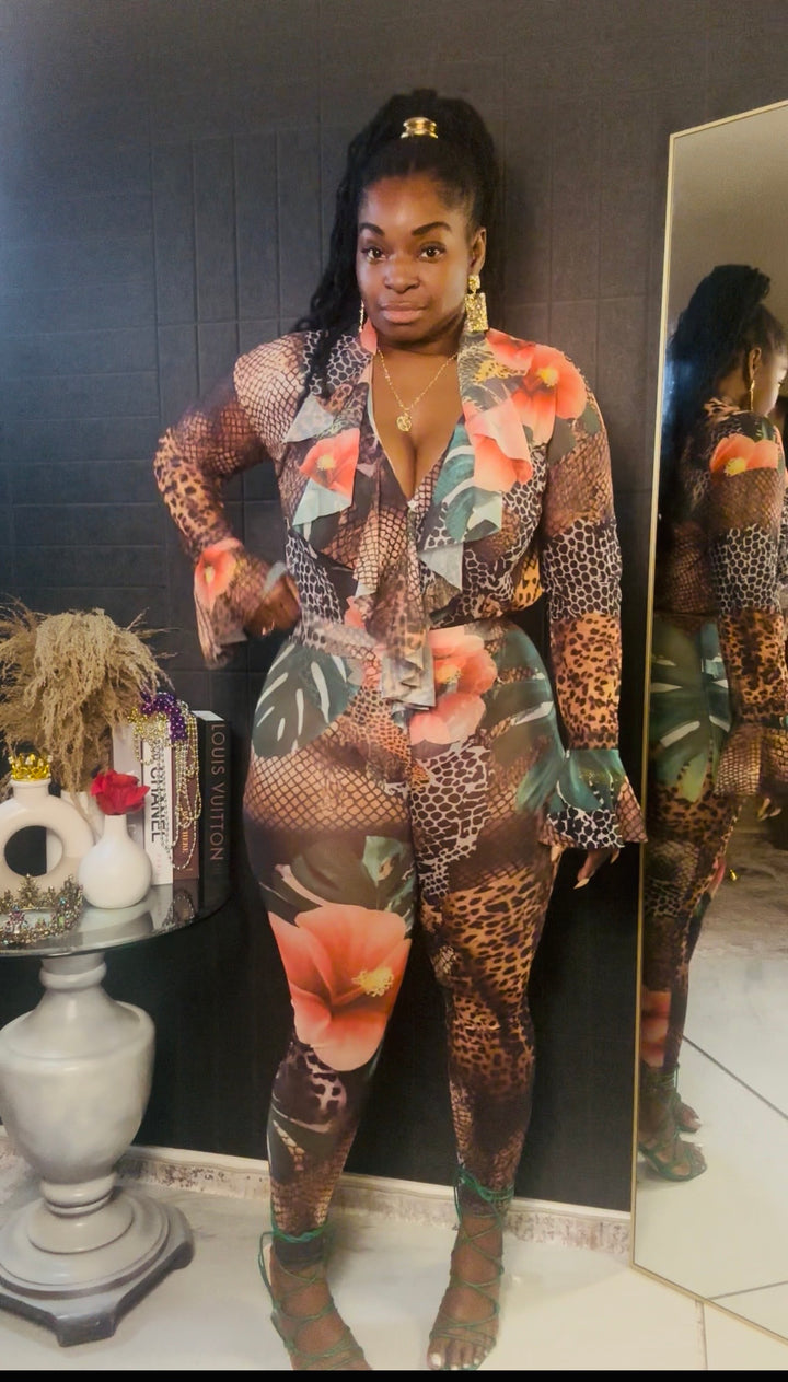 Luxury on the Prowl Two-Piece Set