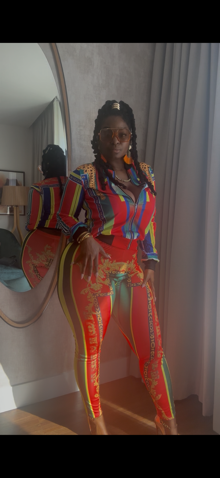 Royal Flame Two-Piece Set