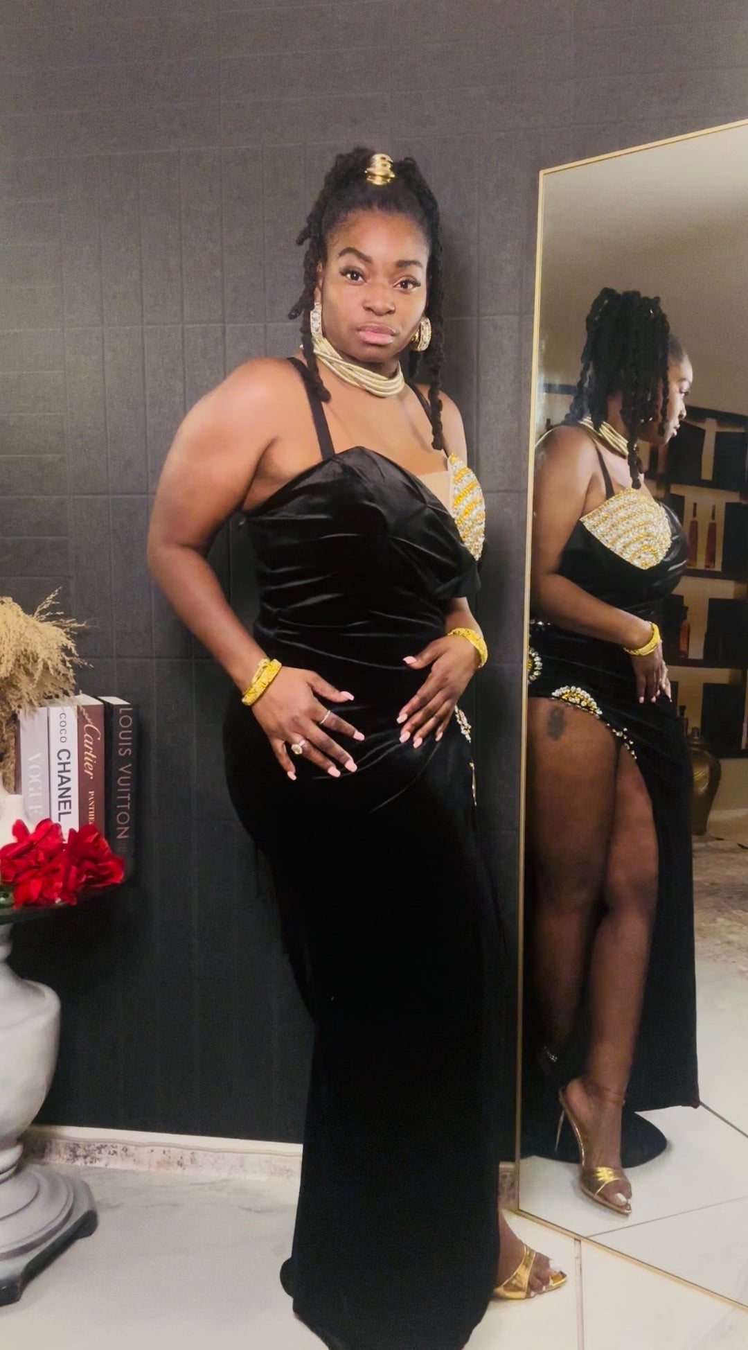 Midnight Velvet Gown