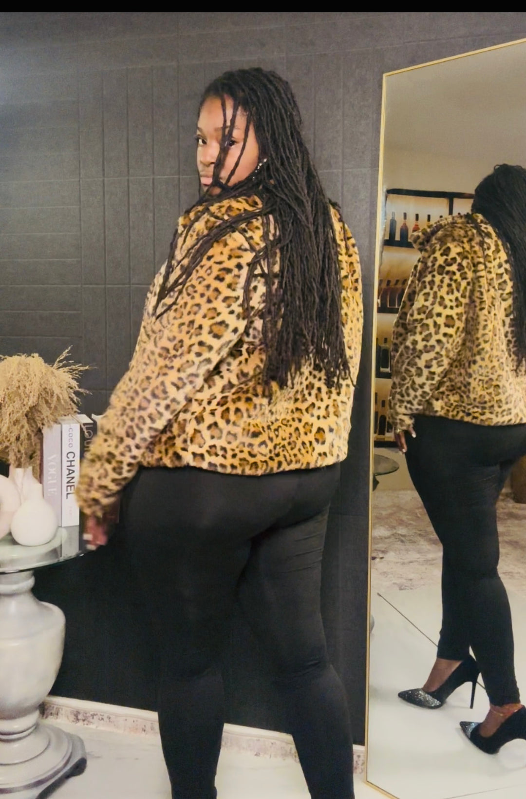 Safari Glam Leopard Jacket