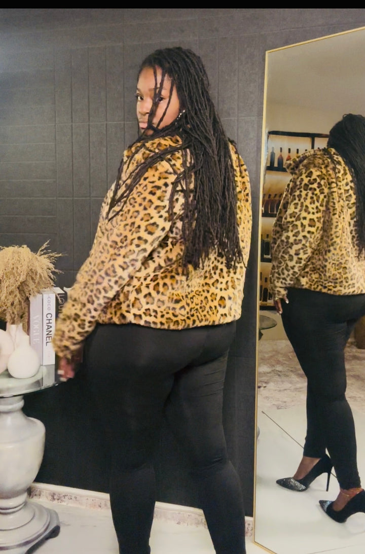 Safari Glam Leopard Jacket