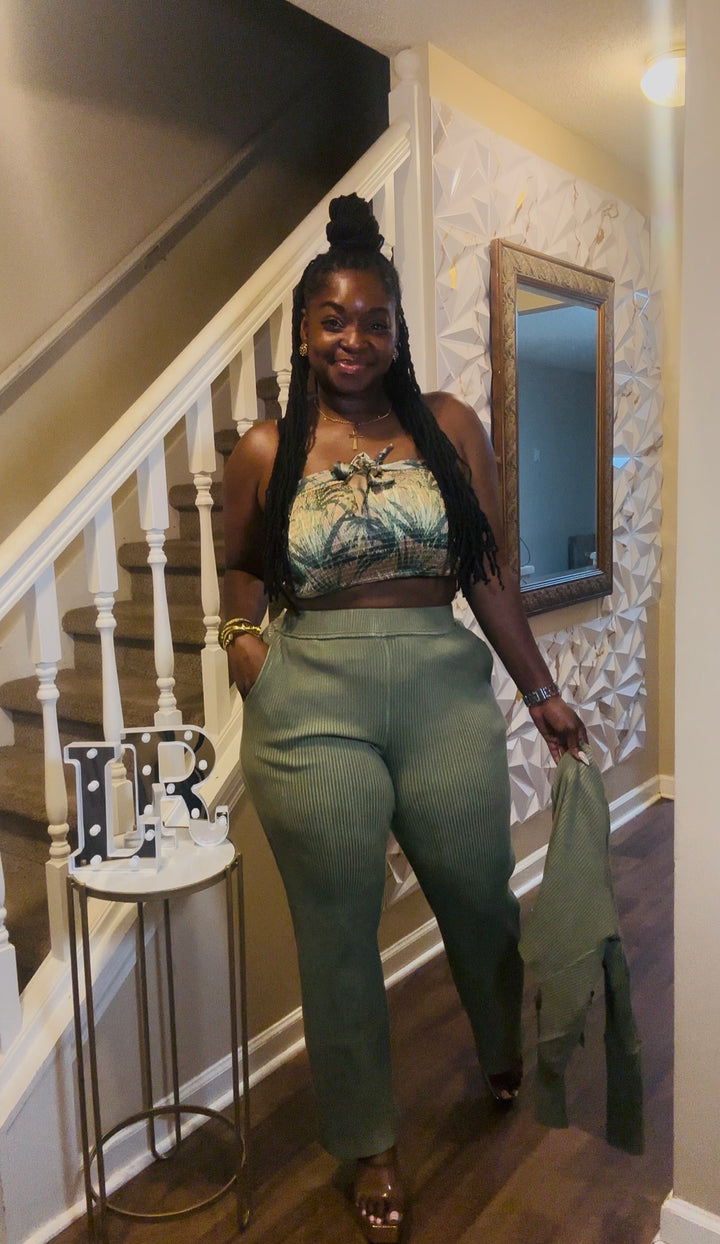 She A Track Star Luxe Jogger Set