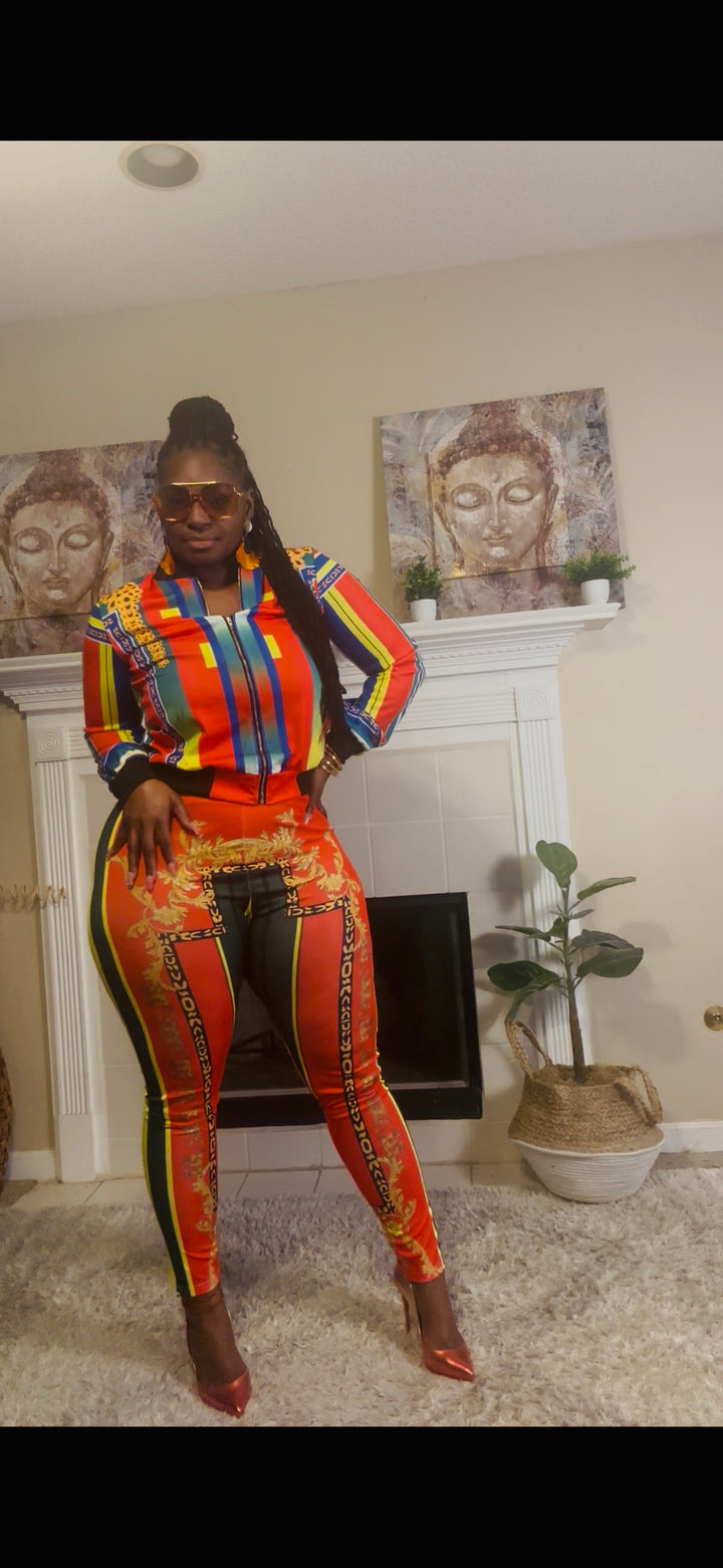 Royal Flame Two-Piece Set