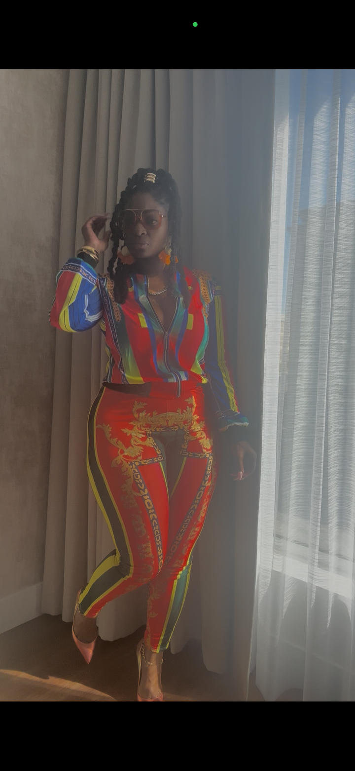 Royal Flame Two-Piece Set