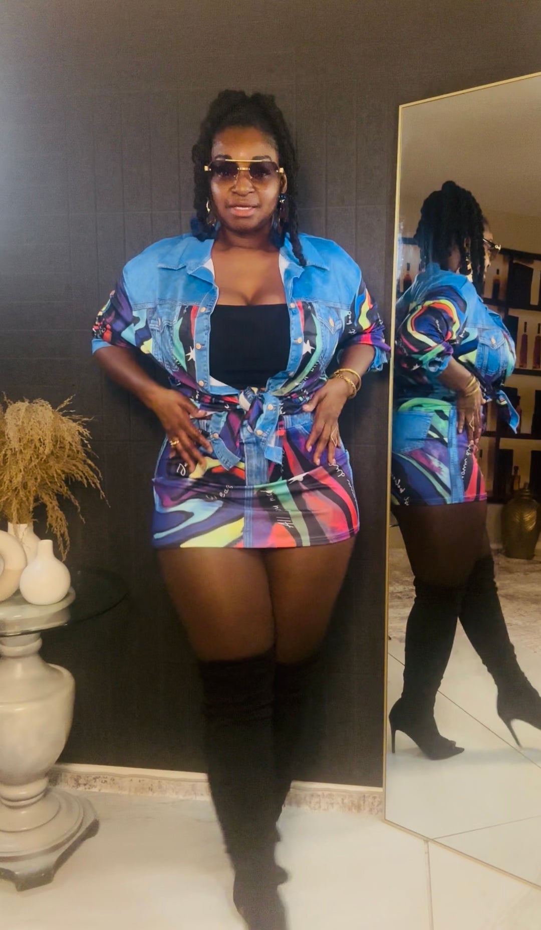 Royal Wave Two-Piece Set