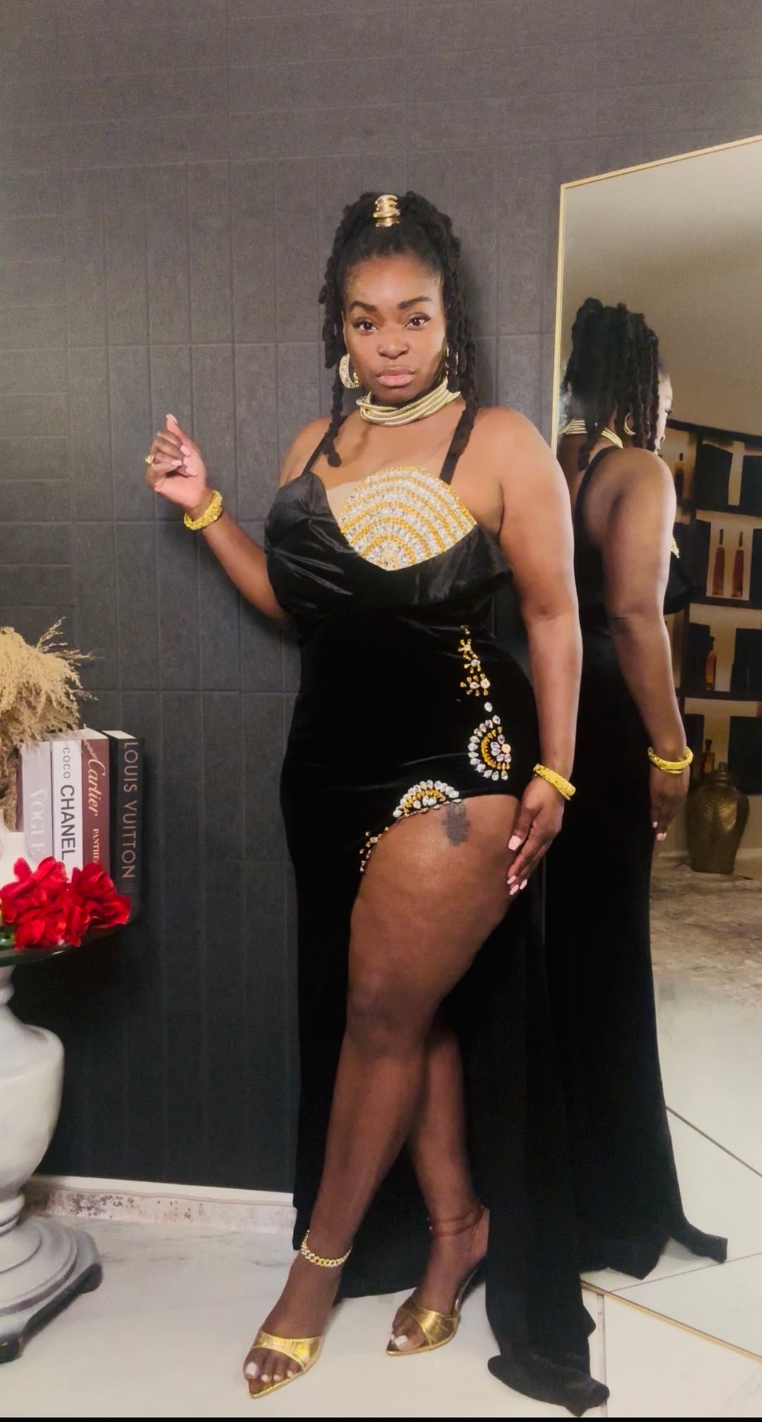 Midnight Velvet Gown