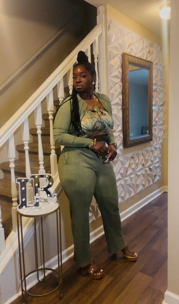She A Track Star Luxe Jogger Set