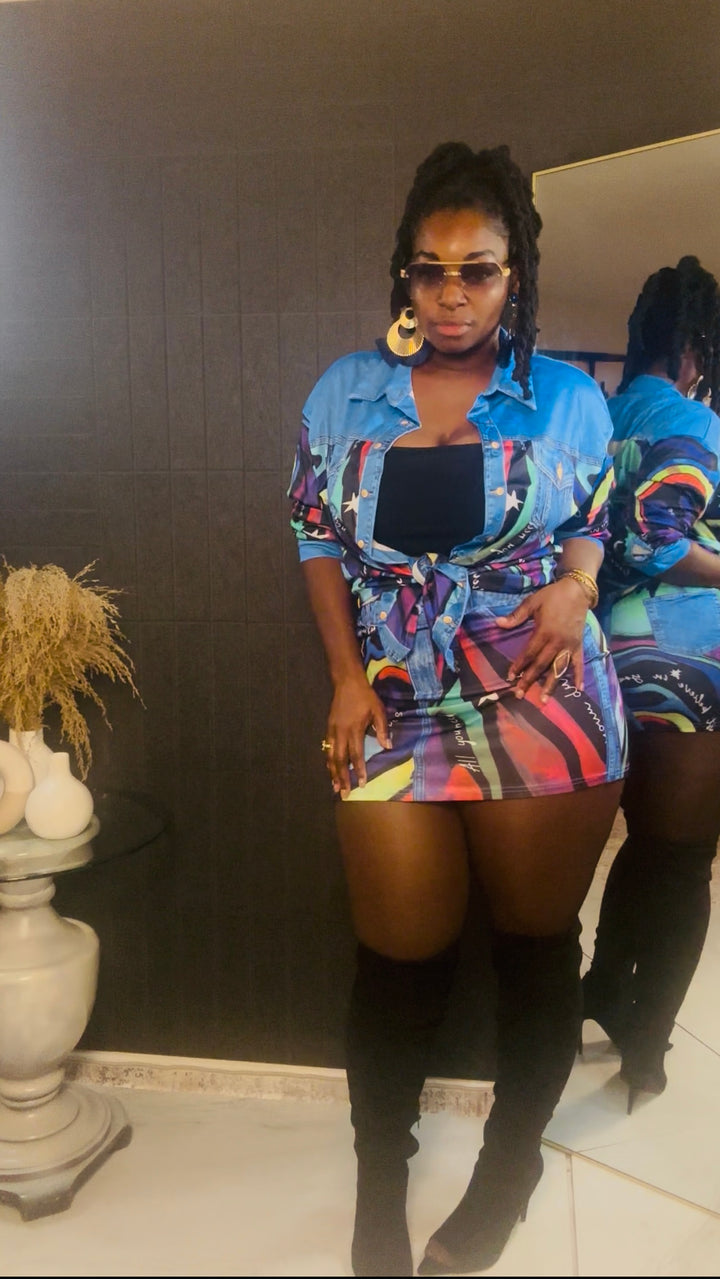 Royal Wave Two-Piece Set