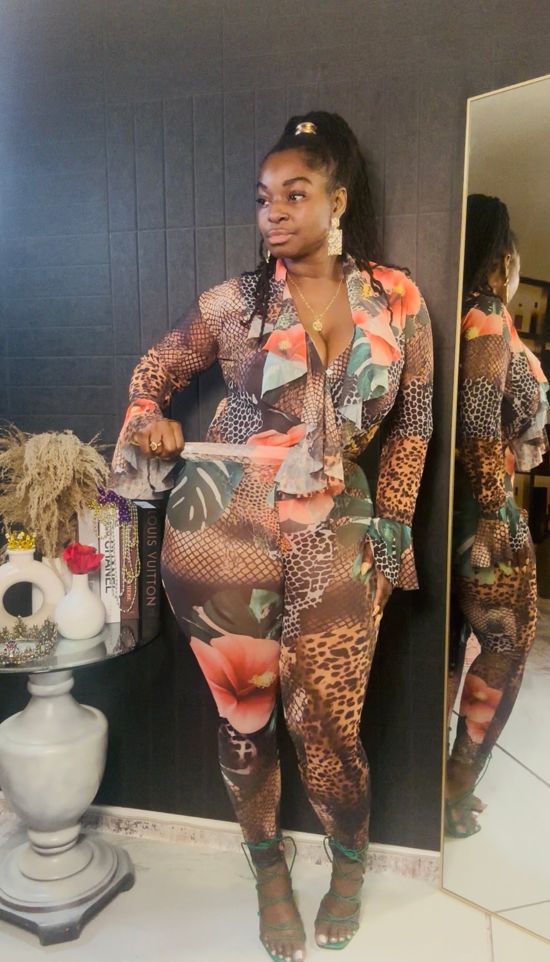 Luxury on the Prowl Two-Piece Set