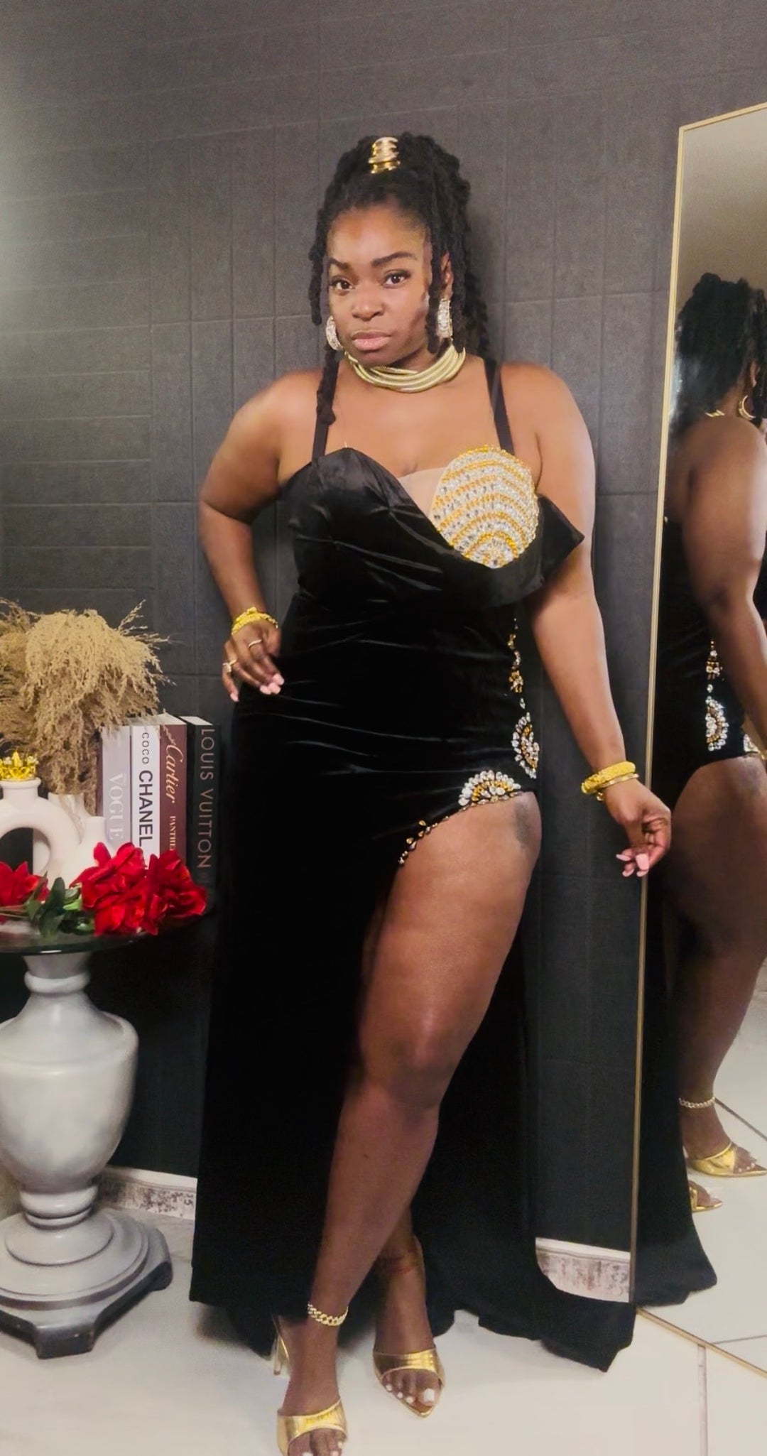 Midnight Velvet Gown