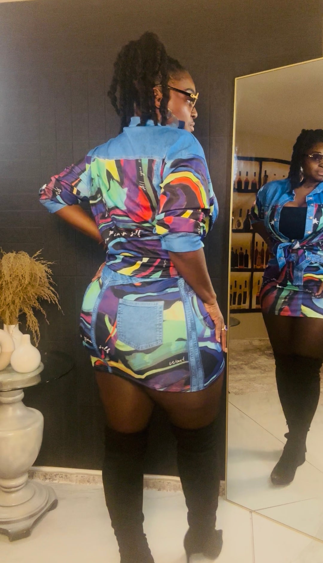 Royal Wave Two-Piece Set