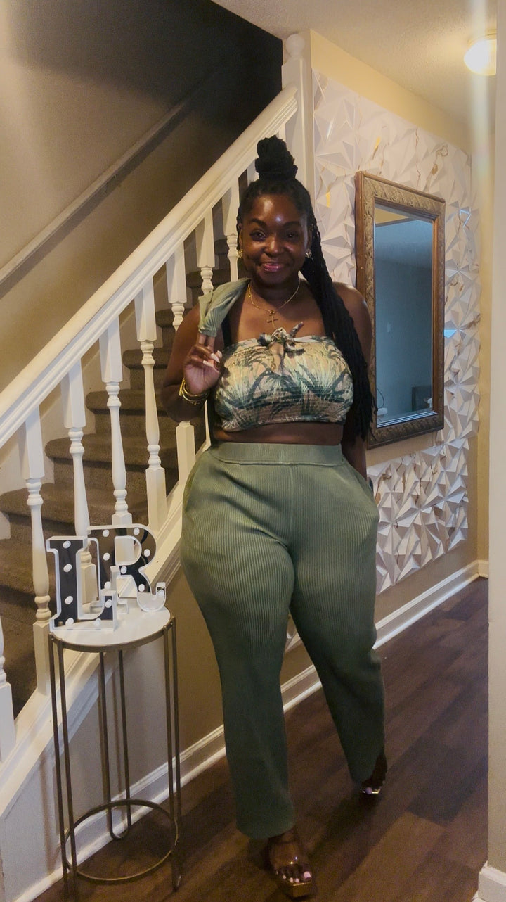 She A Track Star Luxe Jogger Set