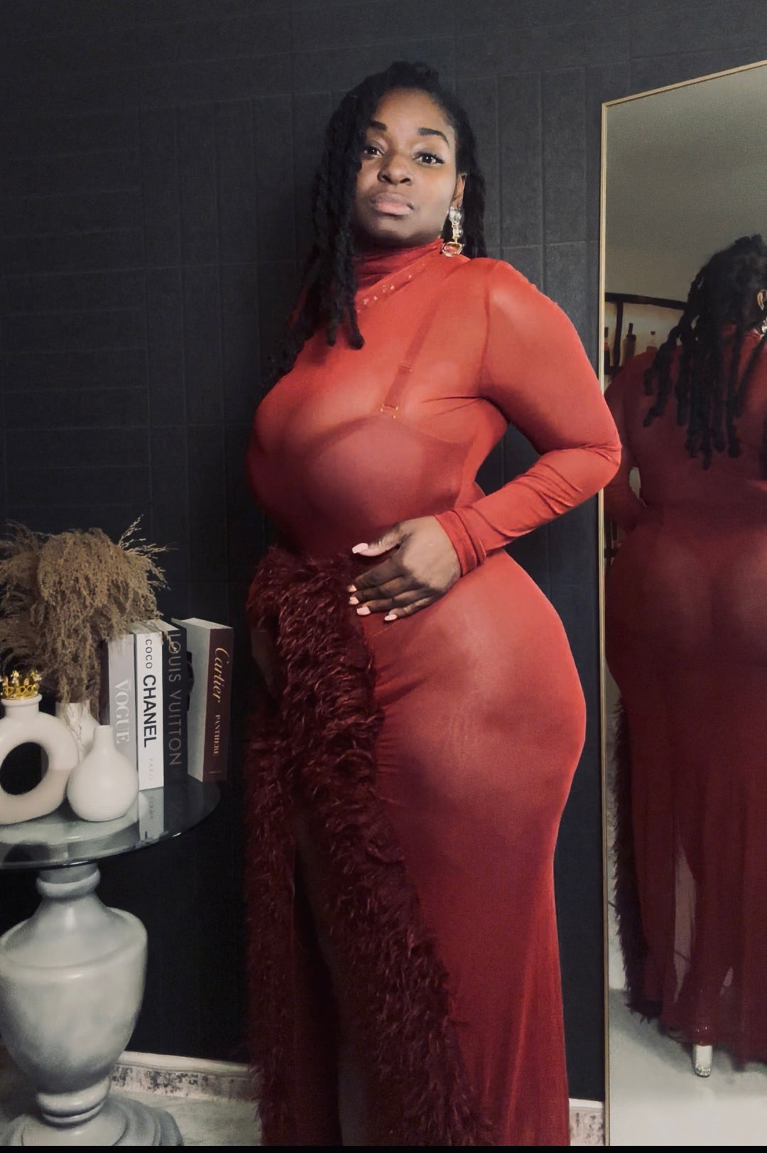 Lust In Red Two Piece set