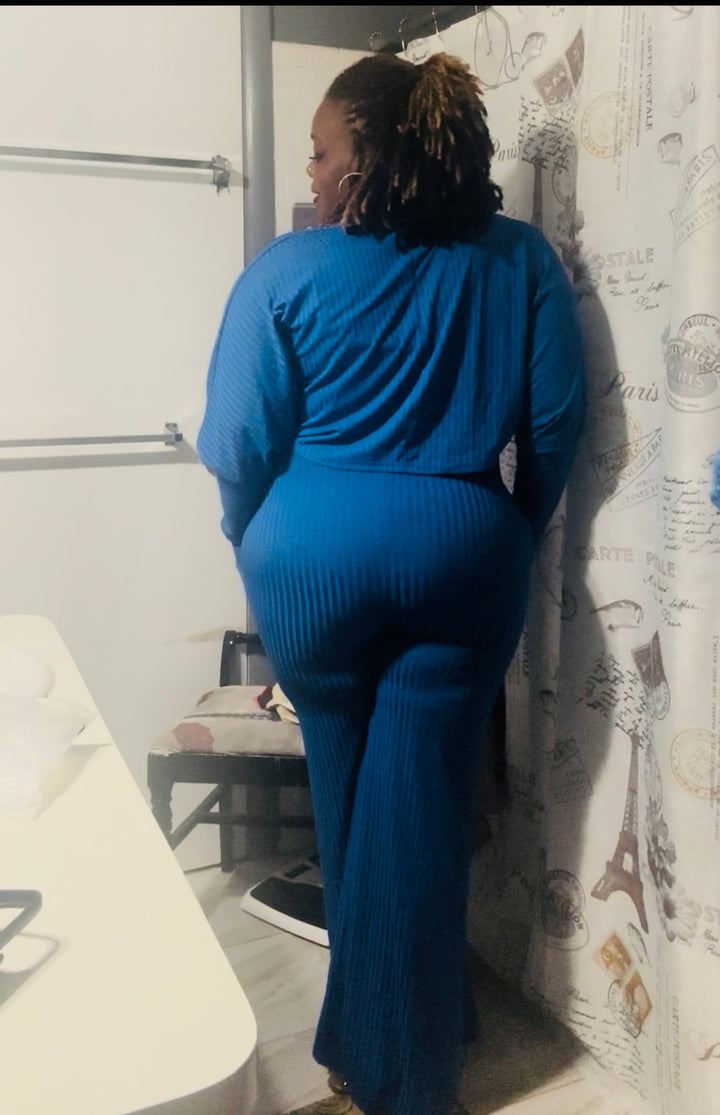 No Matter What The Weather Is Jumpsuit (TWO PIECES SET.)