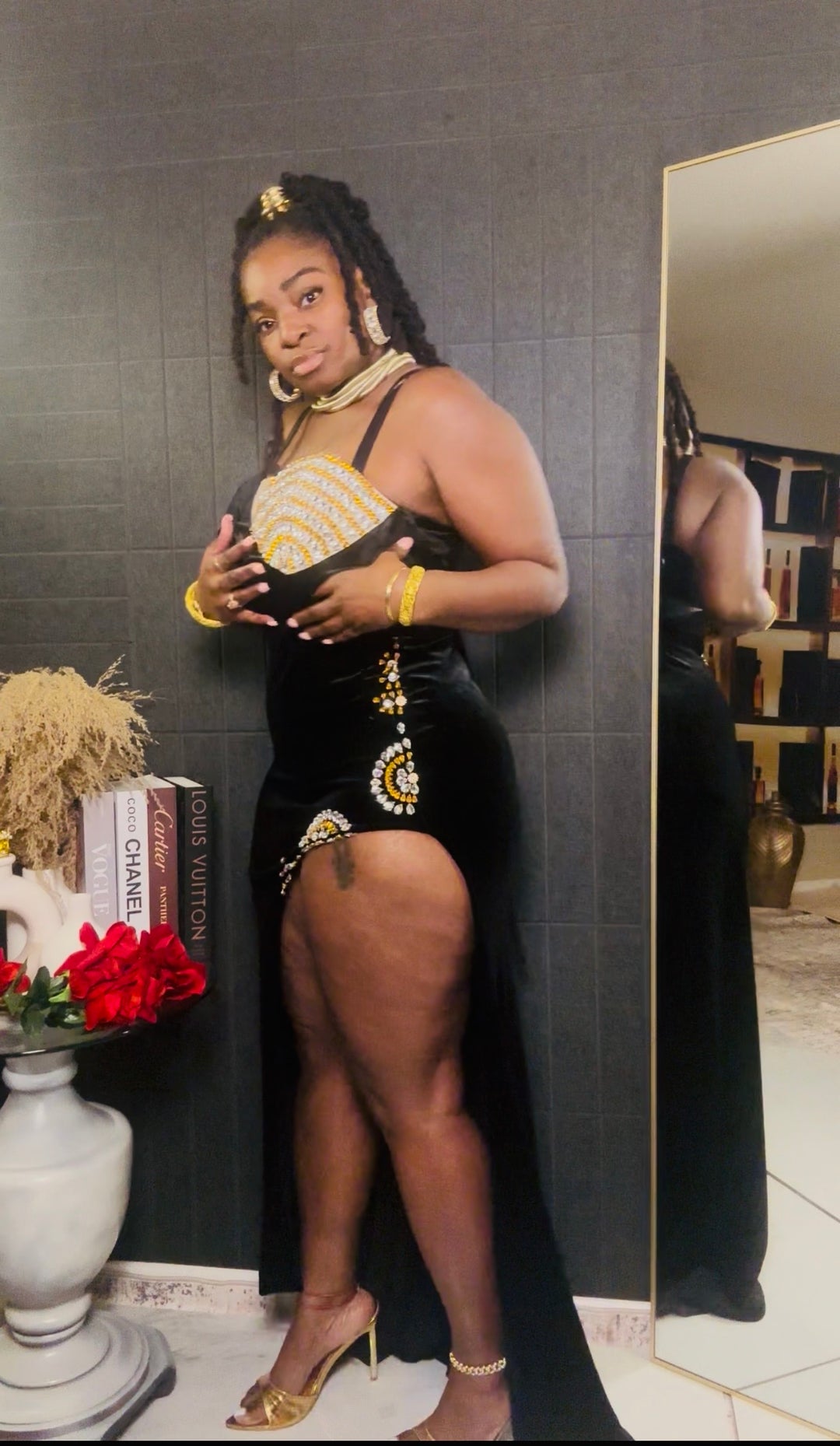 Midnight Velvet Gown