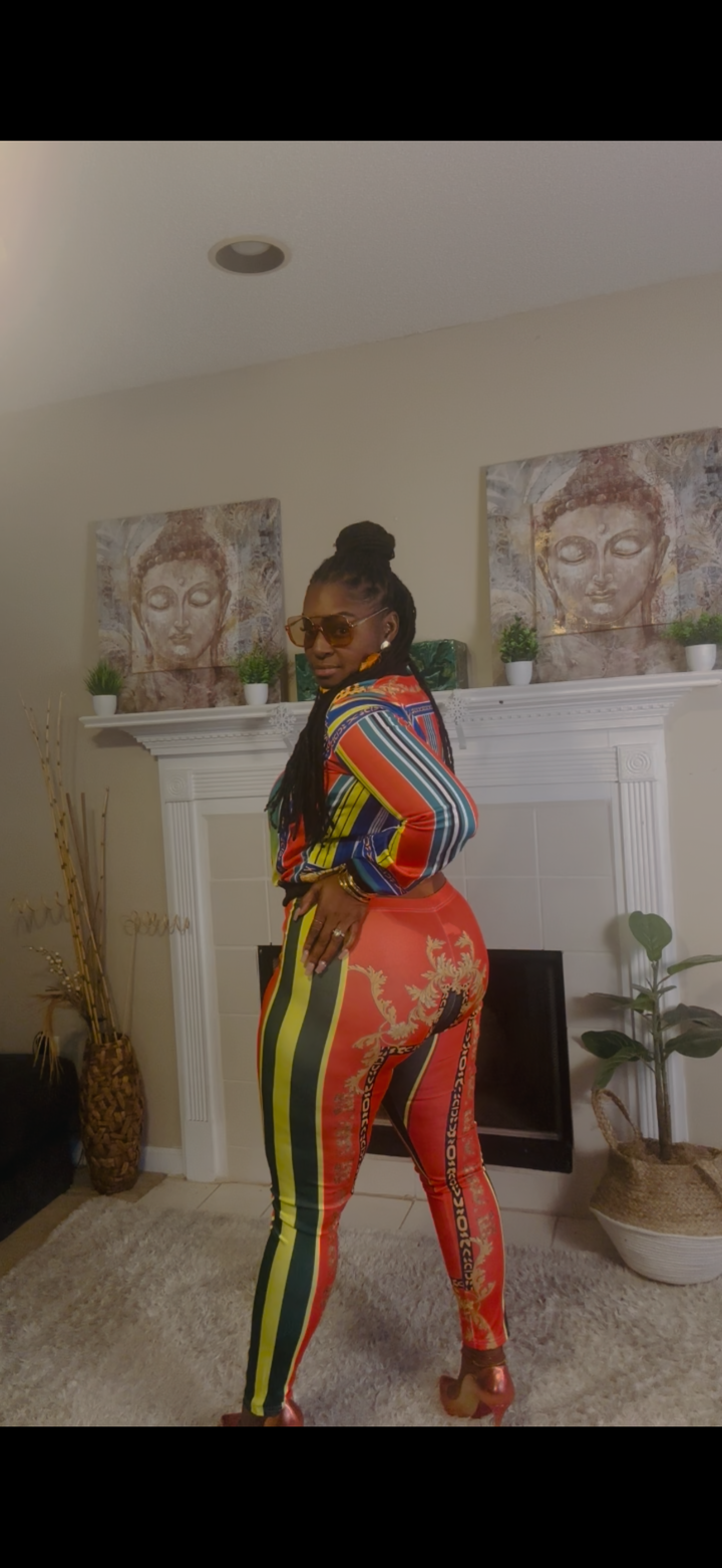 Royal Flame Two-Piece Set