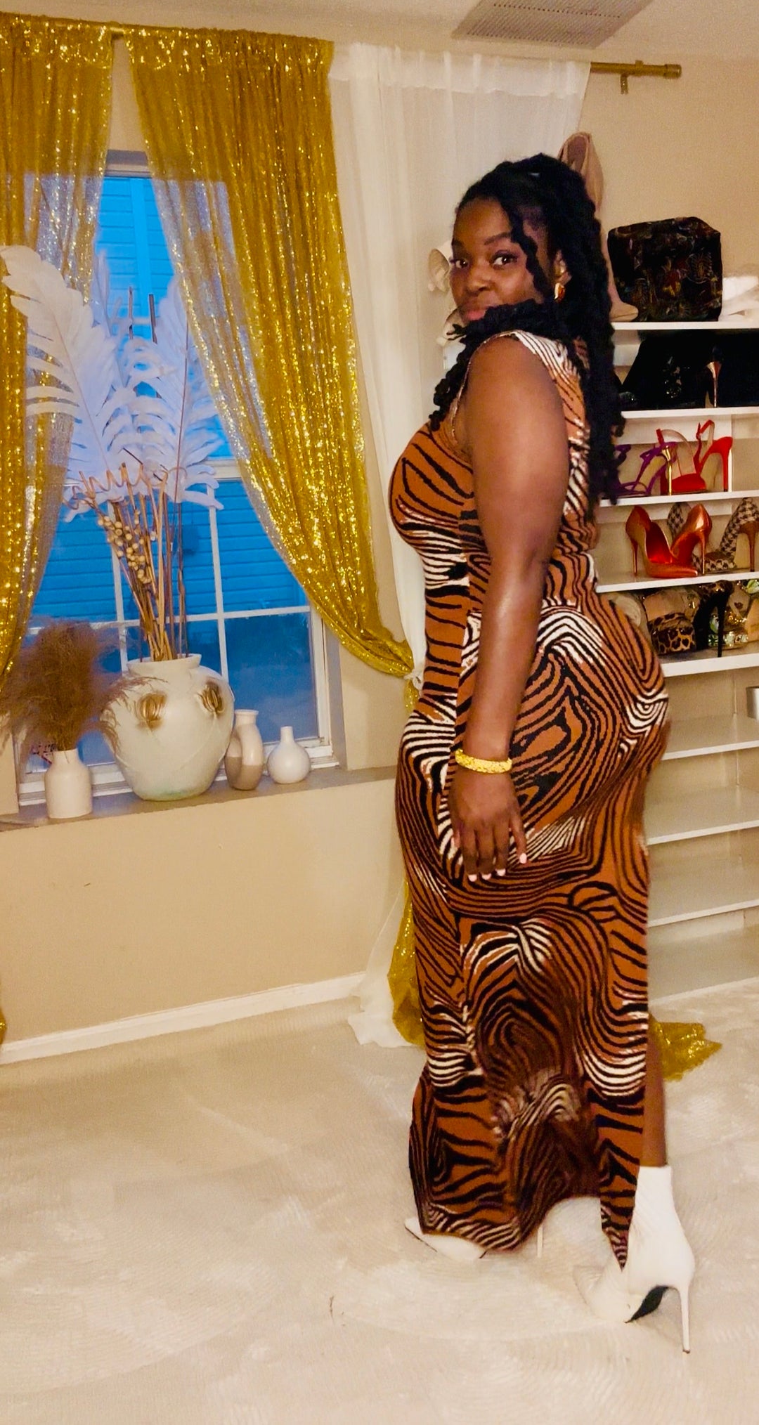 Savannah Royalty Midi Dress