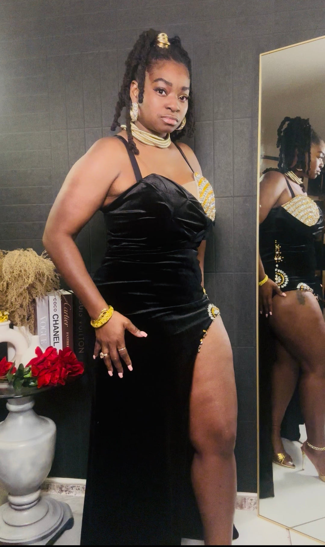 Midnight Velvet Gown