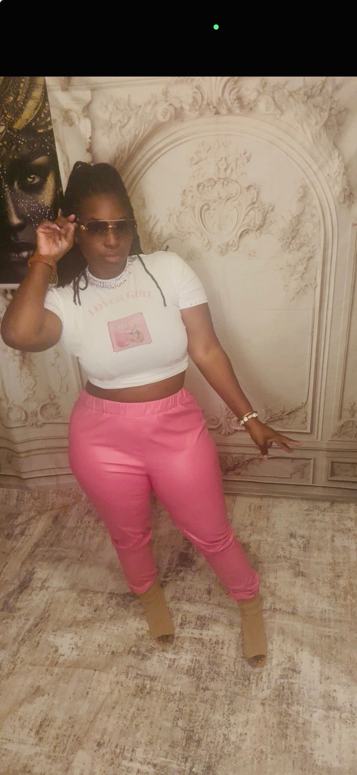 Kick It With Me LEATHER (2 piece set)