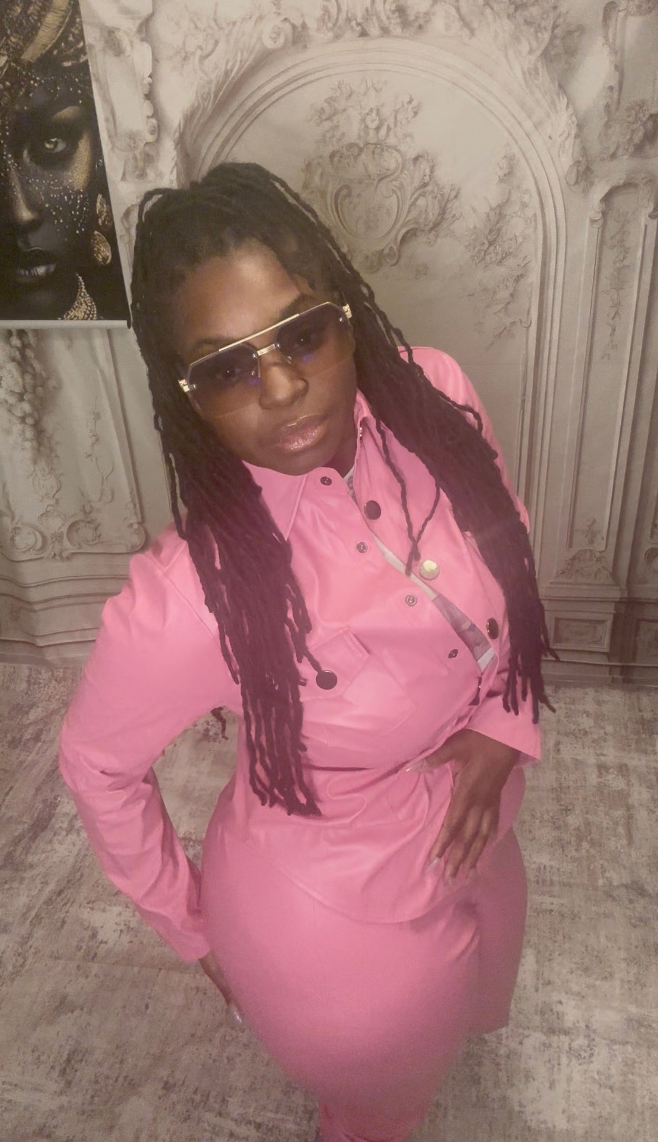 Kick It With Me LEATHER (2 piece set)