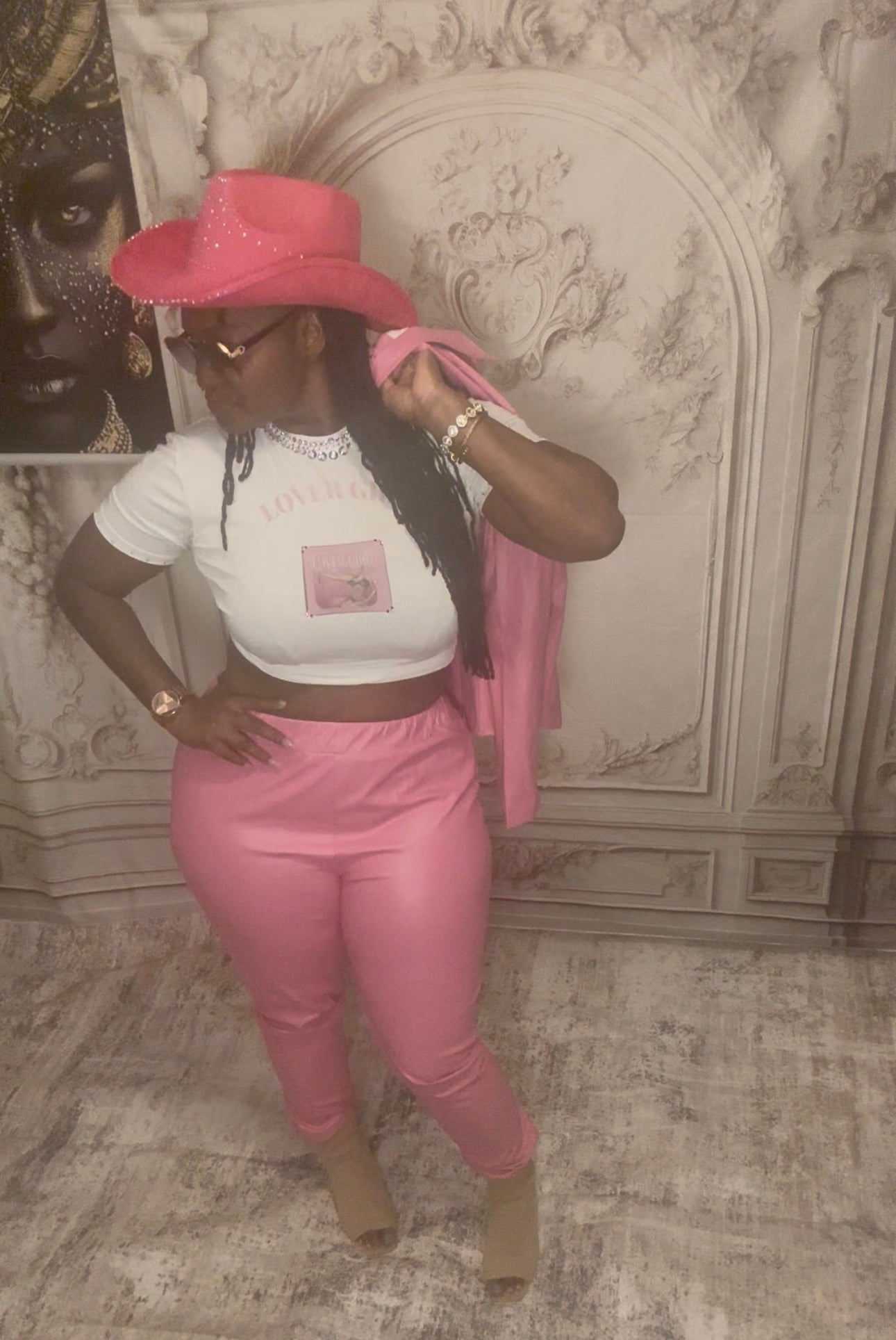 Kick It With Me LEATHER (2 piece set)