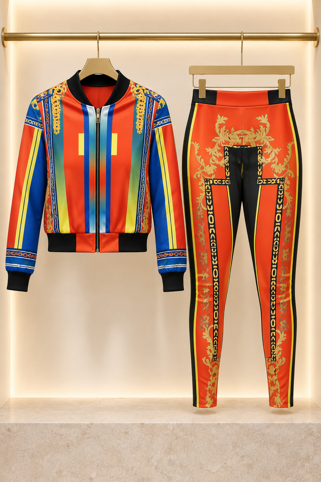 Royal Flame Two-Piece Set