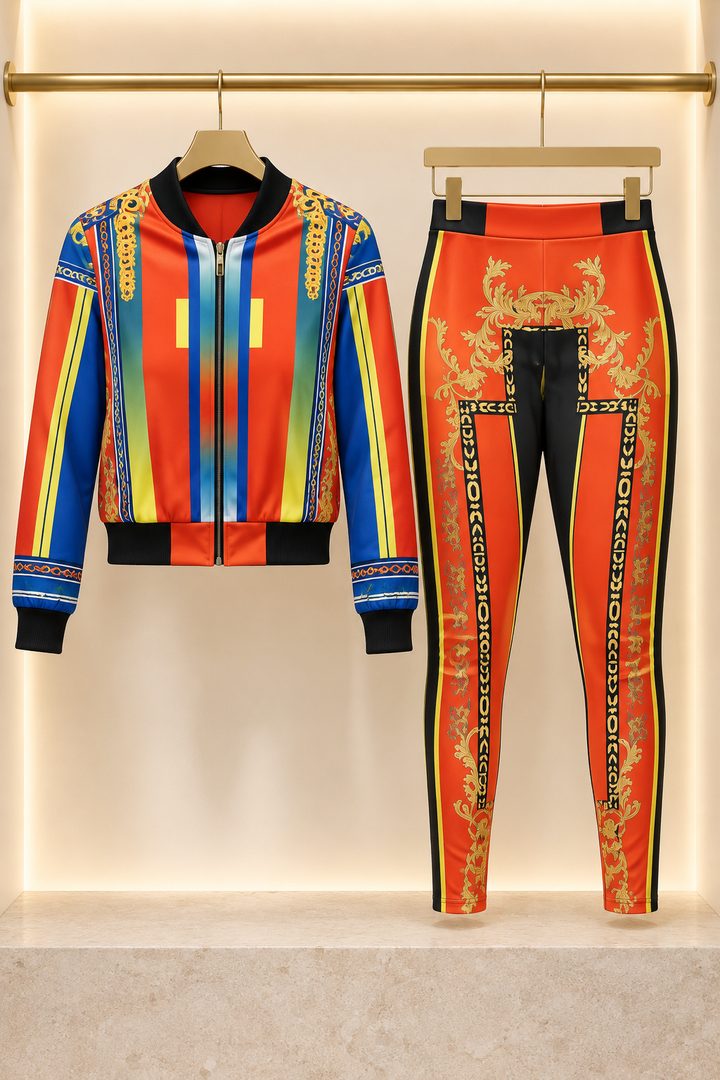 Royal Flame Two-Piece Set