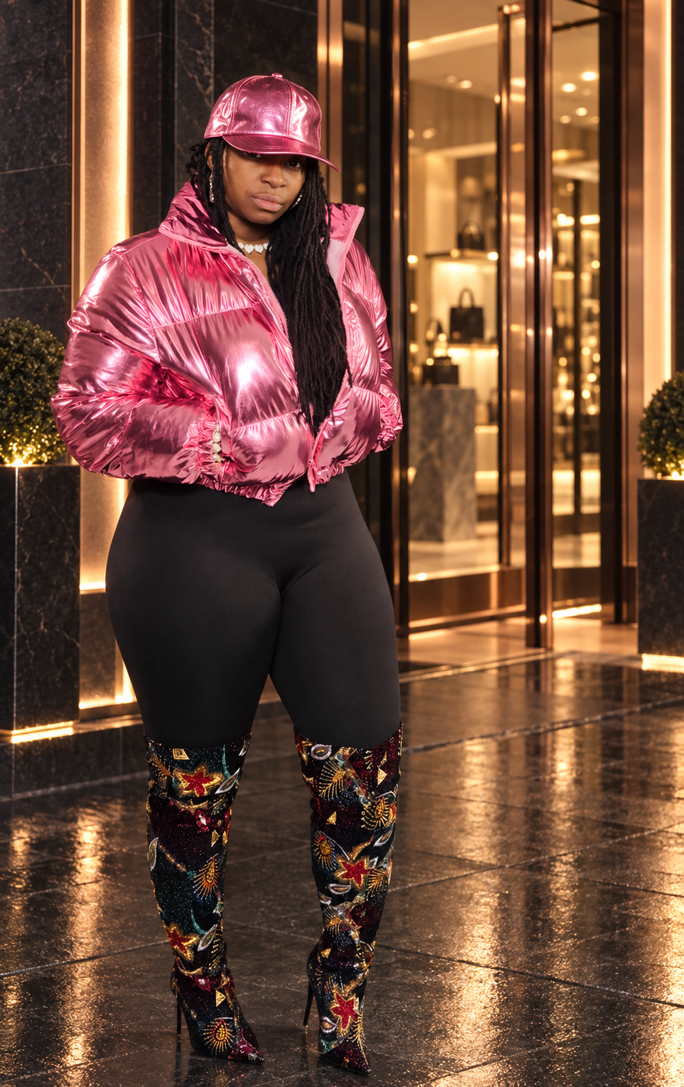 Burrrr rider puffer jacket