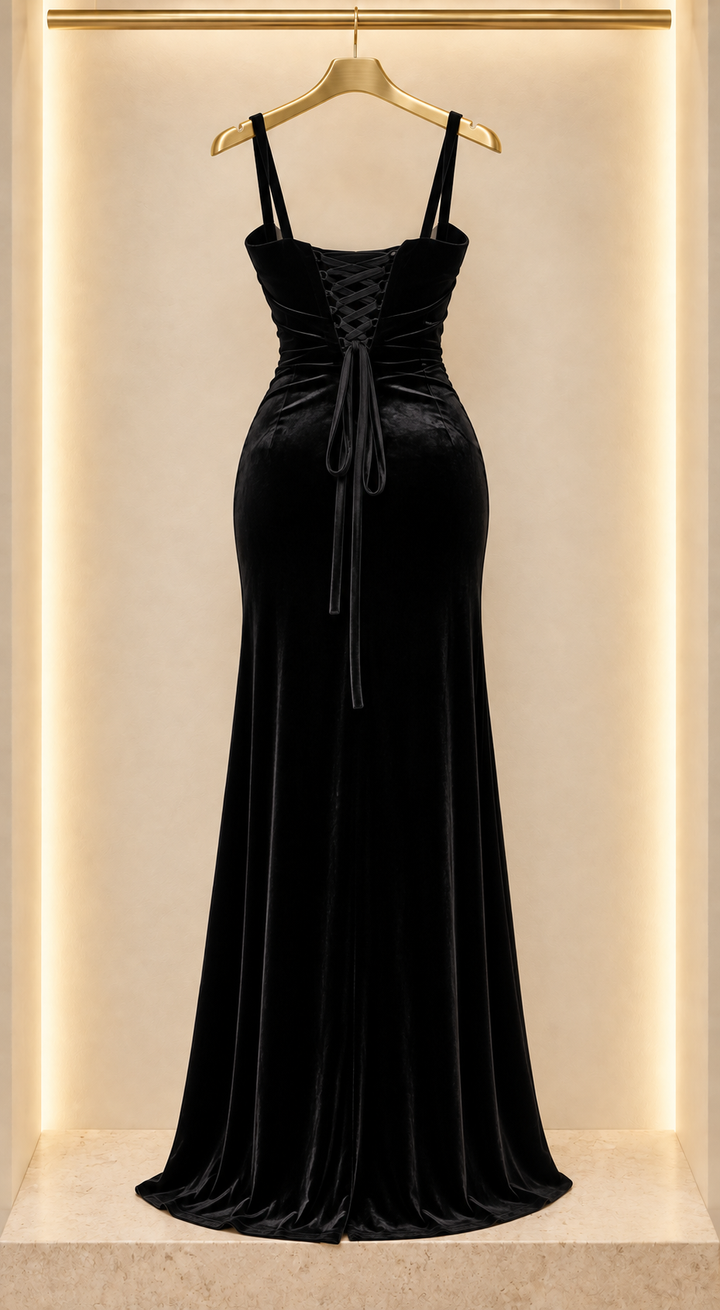 Midnight Velvet Gown