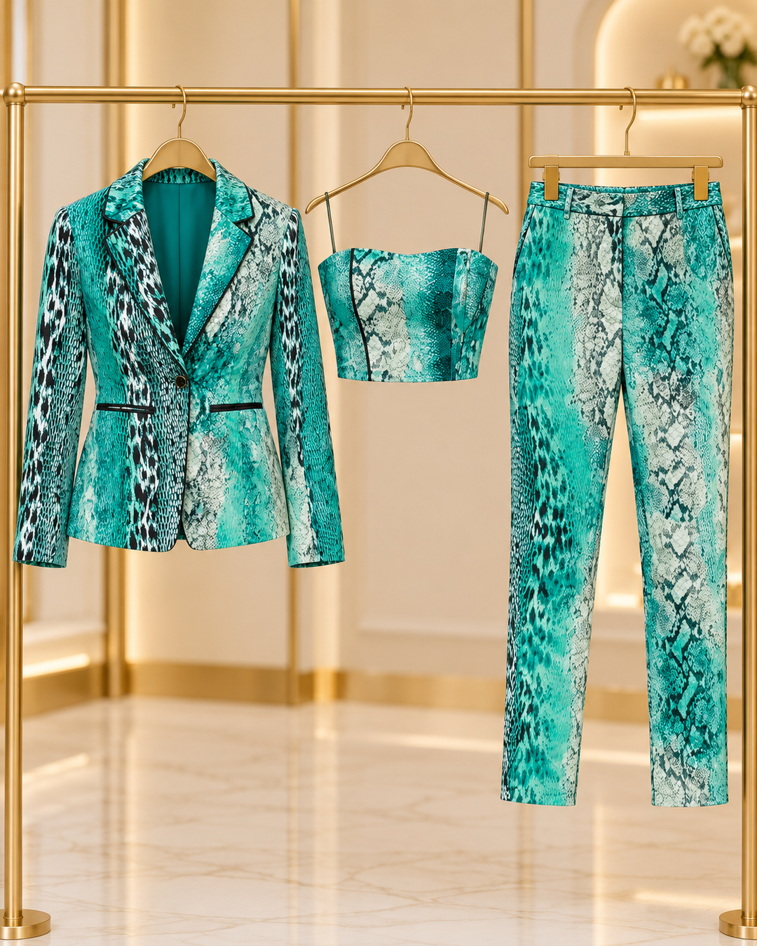 Petite Emerald Authority Three-Piece Set