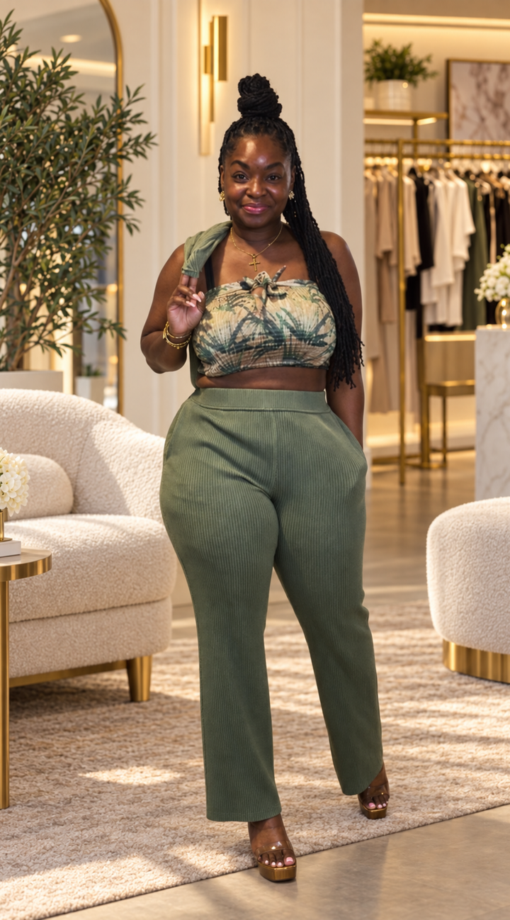 She A Track Star Luxe Jogger Set