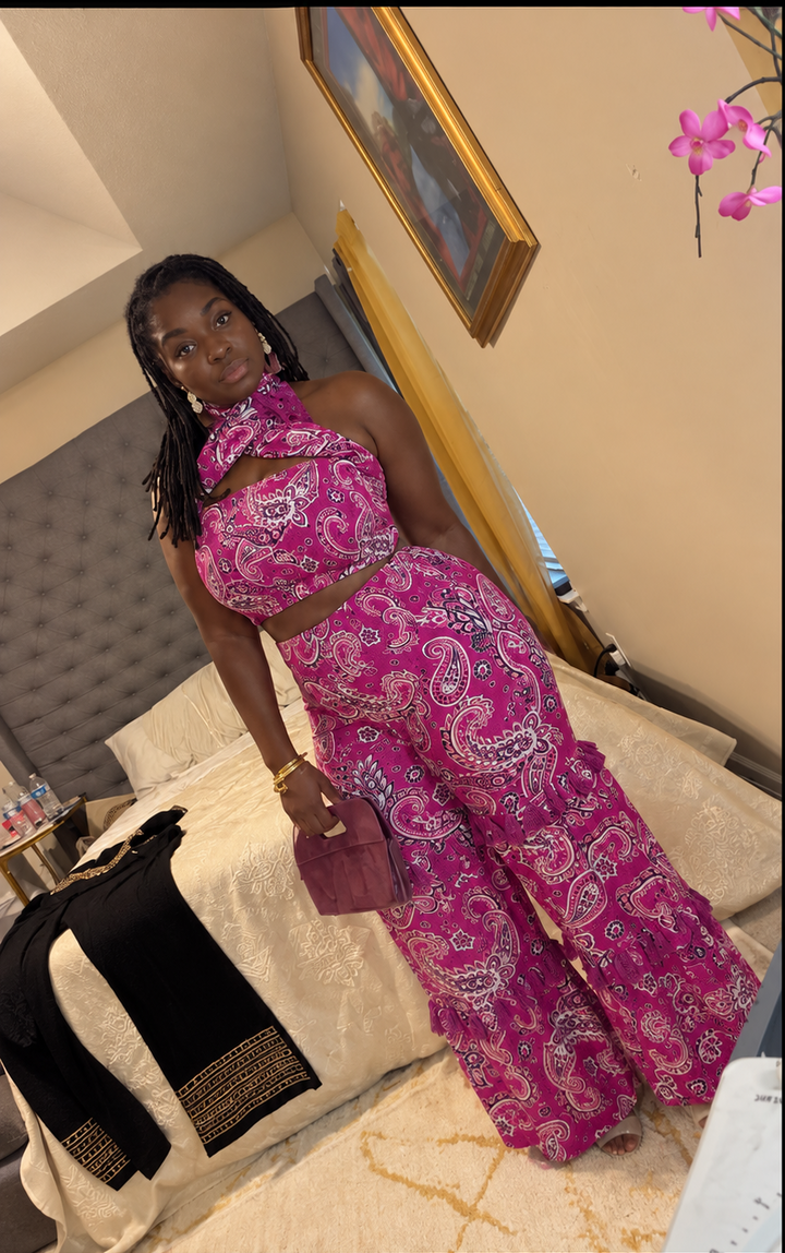 Passport to Paradise Two-Piece Set.