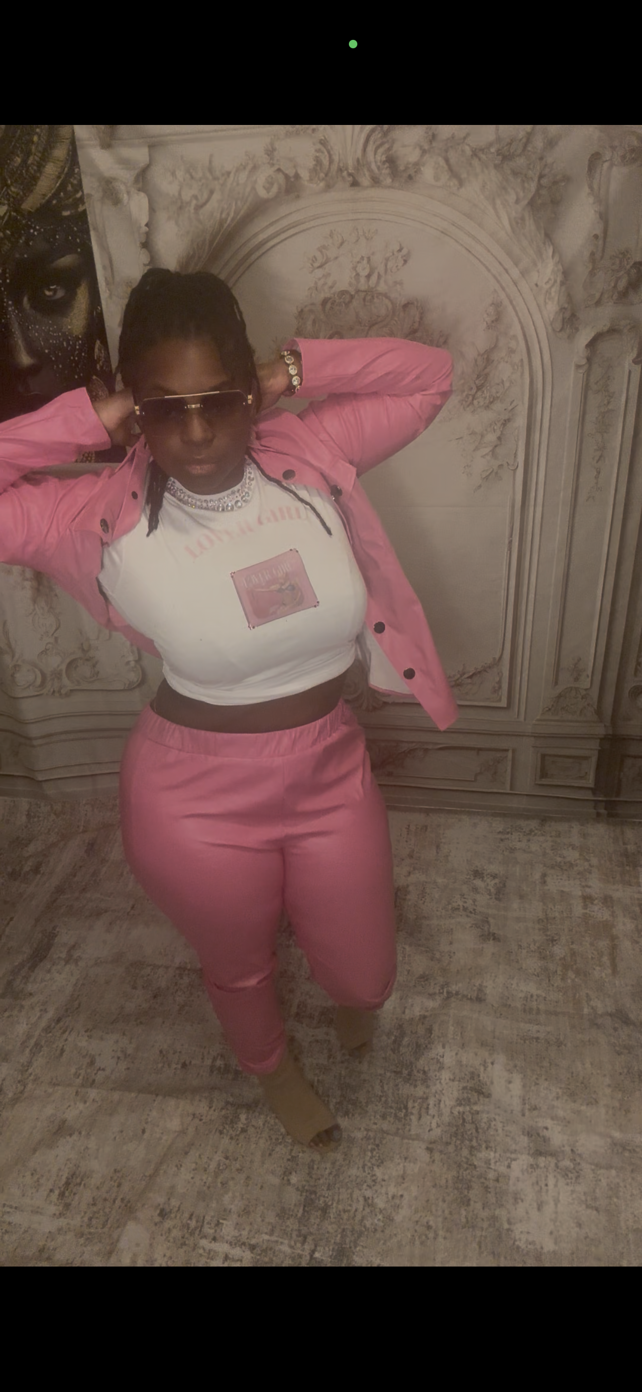 Kick It With Me LEATHER (2 piece set)