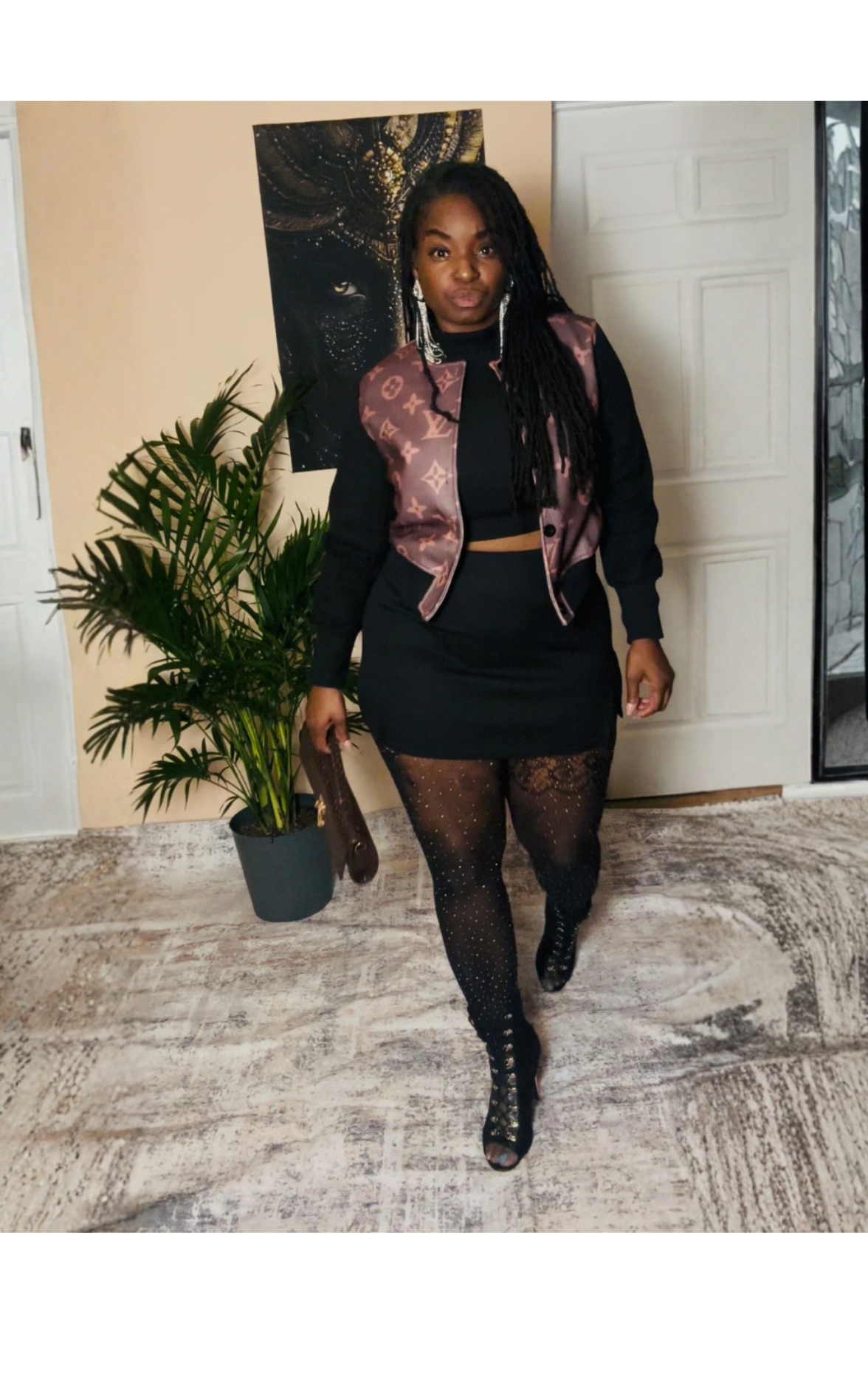 LOVE AND VENG BROWN COAT