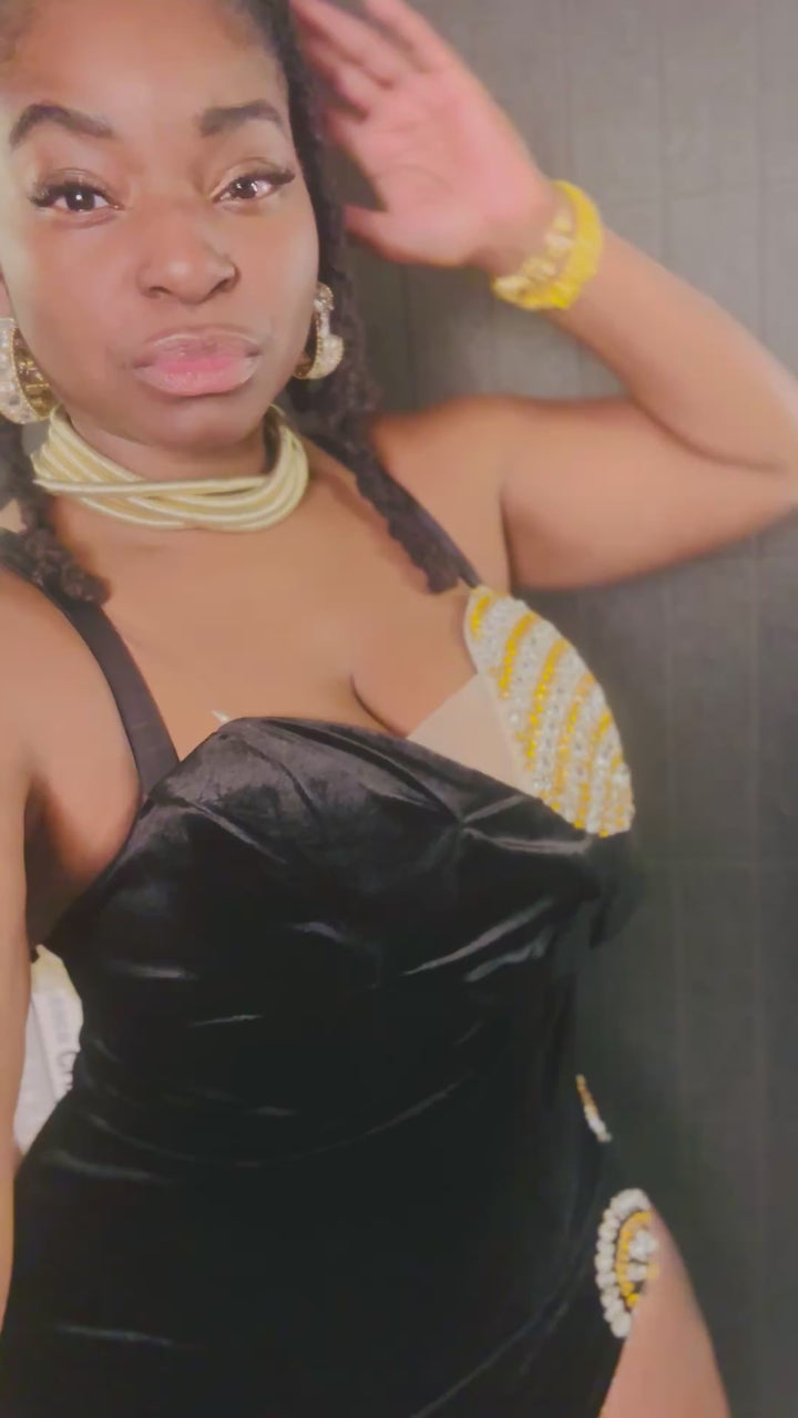 Midnight Velvet Gown